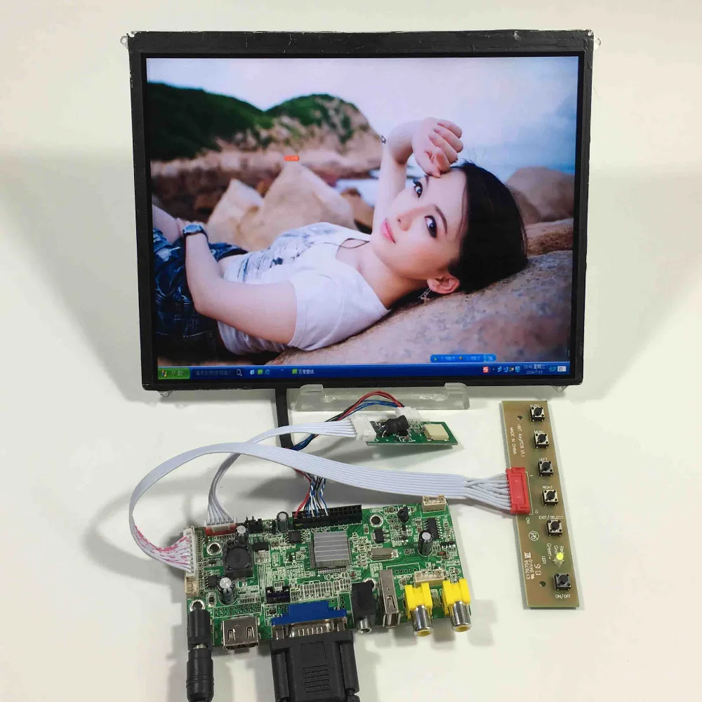 HD MI VGA 2AV аудио Плата ЖК контроллера с USB VS V59AV V1 и 9 7 &quotLP097X02 1024X768 IPS Экран|lcd panel screen|lcd