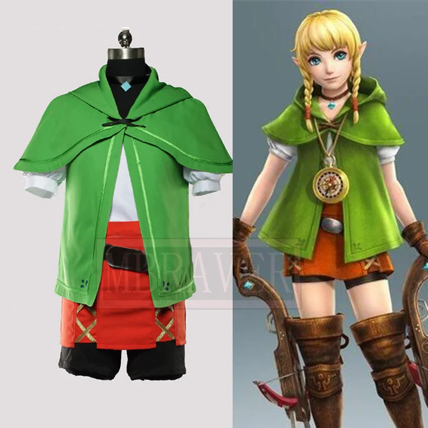Costume Cosplay Di Linkle Di Collegamento Femminile All-Stars Di Hyrule"