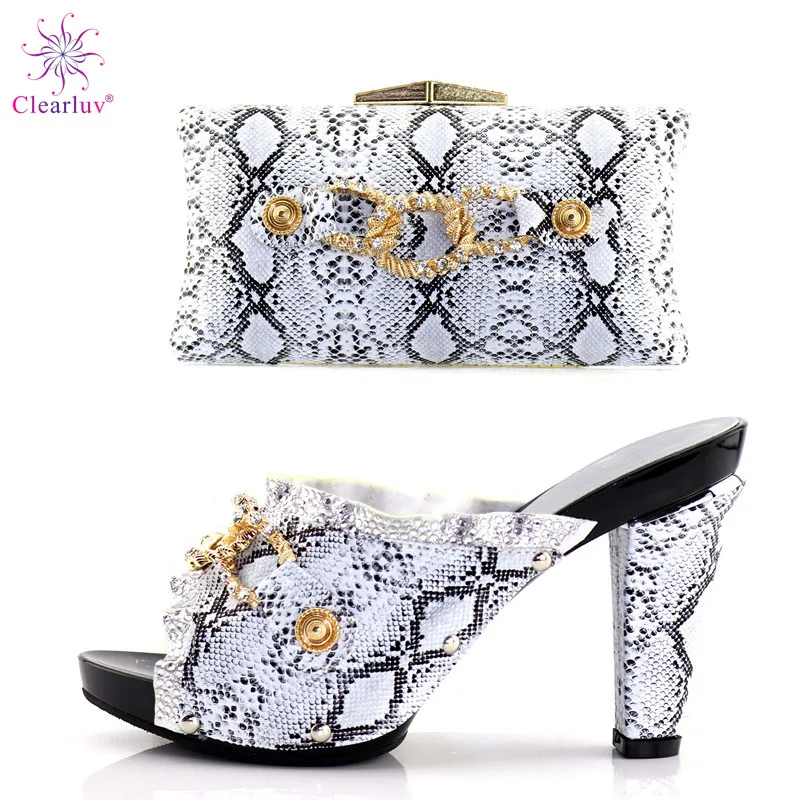 

New Arrival Nigerian Party Shoes and Bag Sets Women Shoes and Bag Set In Italy African Matching Shoes and Bags Italian In Women