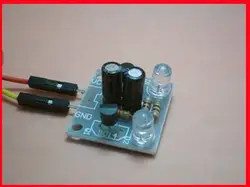 Бесплатная доставка! 3 шт. транзистор мультивибратор/простая флэш-схема производства светодио дный светодиодный мигает легко/электронный