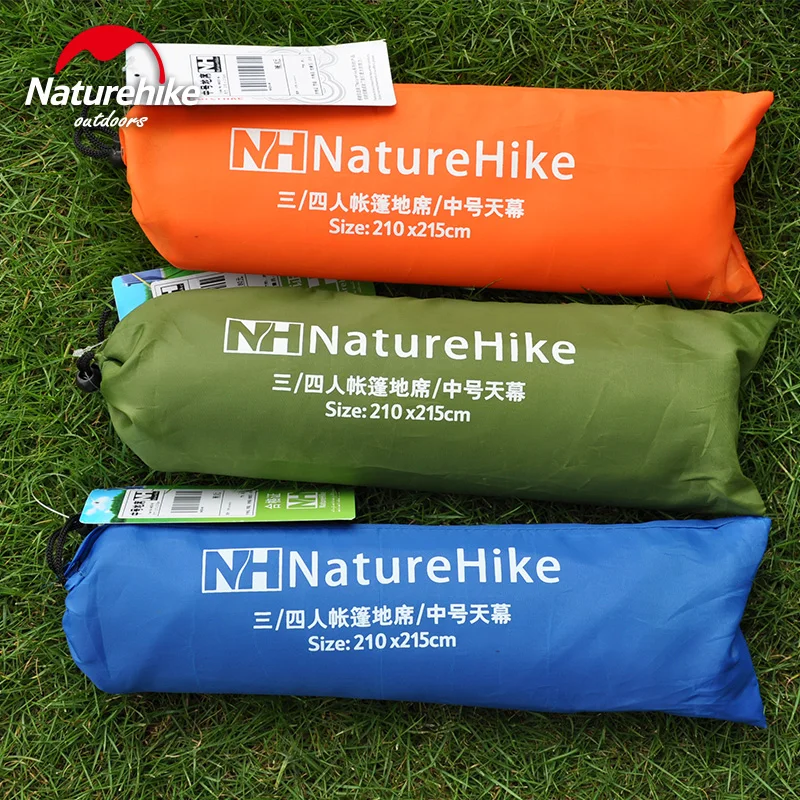 NatureHike 2.1*2.15 متر 3-4 شخص في الهواء الطلق نزهة التخييم حصيرة خيمة للشاطئ بجودة عالية كما السعر المنخفض/رخيصة