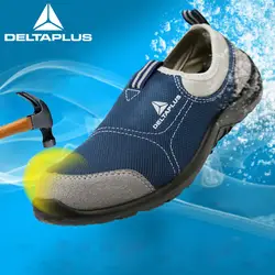 Deltaplus стальная безопасная обувь Летняя дышащая Рабочая обувь легкая Рабочая противоскользящая прокалывающая защитная обувь
