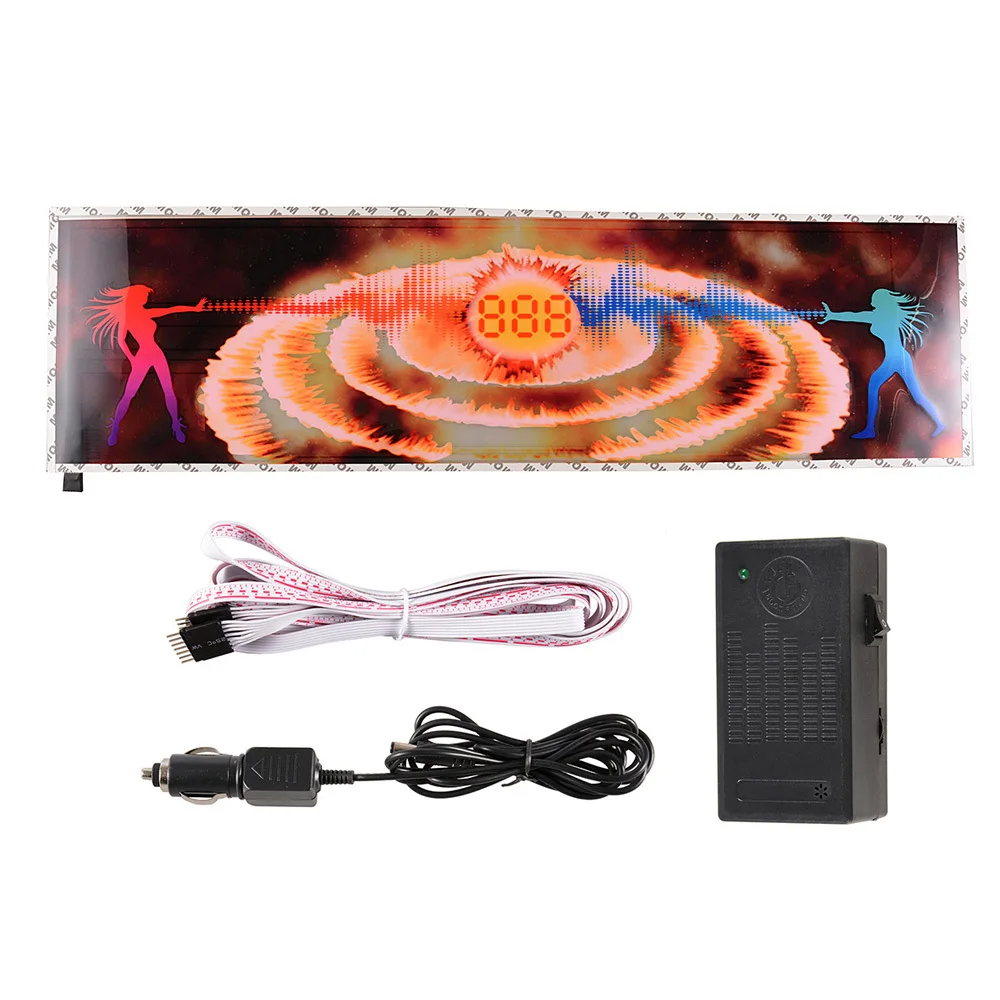 Buy 90*25 cm Auto Sound Activated Light Sticker Car