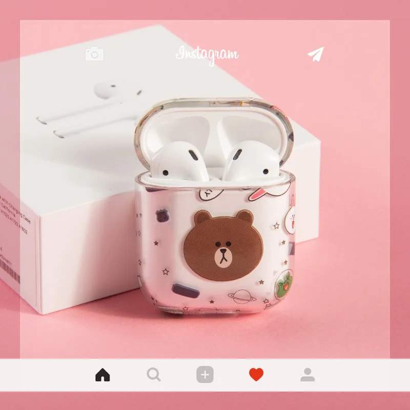 

Protective Cover For AirPods Case Cartoon Pattern Earphone Cases For Apple Airpods 2 Bluetooth Wireless Accessories Charging Box