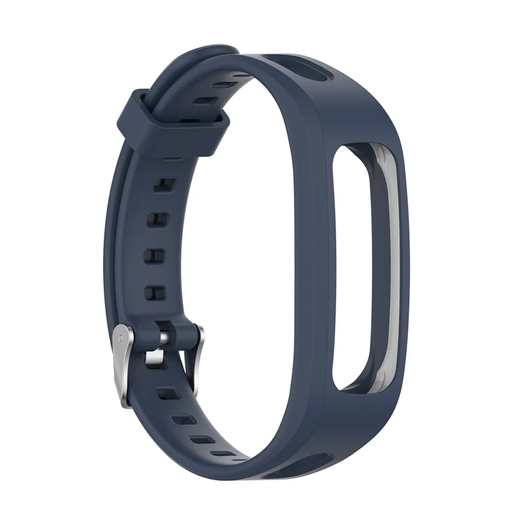 Сменный силиконовый браслет спортивный ремешок для huawei Honor 4 Running Band 3e Смарт часы браслет умные аксессуары - Цвет: Midnight blue