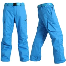 Gsou Snow winter ski pants men waterproof skiing snowboarding trousers plus size pantalon ski thermal breathable snow pants