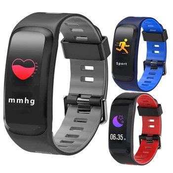 

Smart Band F4 Smart Wristband Heart Rate Tracker Blood Pressure Oxygen Fitness Bracelet IP68 Waterproof Smart Pedometer Tracker
