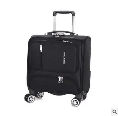 

18 Inch Luggage Suitcase Oxford Cabin Boarding Spinner Suitcase Men Travel Rolling Luggage Bag On Wheels Travel Wheeled Suitcase