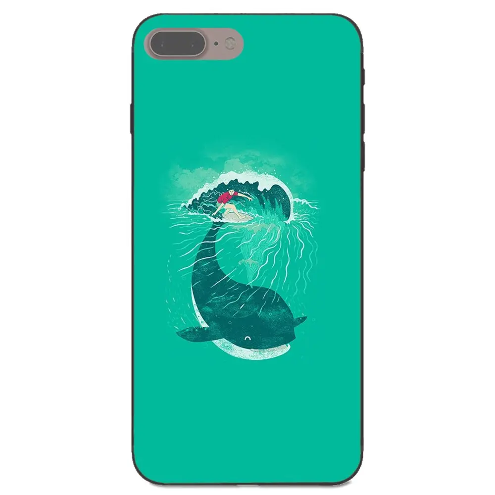 Мультфильм Прекрасный акварельный КИТ шаблон для Samsung Galaxy Note 4 8 9 G313 S3 S4 S5 S6 S7 S8 S9 S10