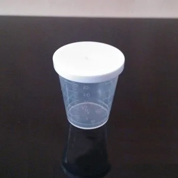 

Free Shipping 2pcs 30ml Clear Plastic Digital Measuring Cup Scale Measure Mini DIY Beauty Tools