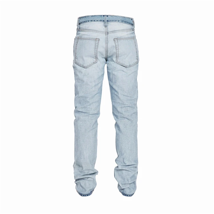 Wash Slim Fit джинсовые джинсы мужские винтажные талии ленты джинсы брюки для мужчин Уличная синие мужские классические прямые джинсы