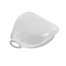 Transparent Plastic Mouth Guard Case Orthodontic Dental Retainer Box Denture Storage Mouth Guard Container Case