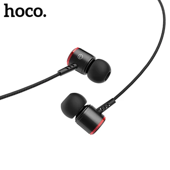 

HOCO Earphones in Ears Universal Sports Wired Headset Travel Microphone for iPhone / Android Ergonomic for Phones 3.5mm Earbuds