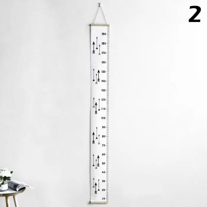 Waterproof Height Measure Wall Hanger Kids Growth Chart Wall Tattoo for Nursery Room Decor GHS99