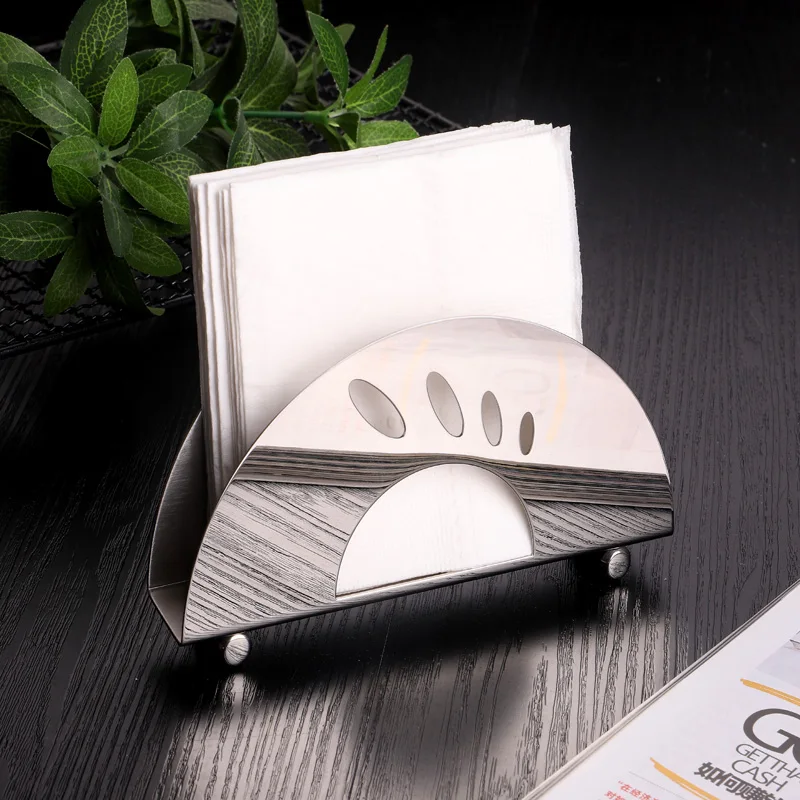 Stainless Seat Type steel paper towel holder restaurant Sheet Paper