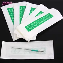 100PCS 5R Makeup Eyebrow Needles Sterilized Permanent Makeup Needles Tattoo Needle Professional For Tattoo Eyebrow Pen