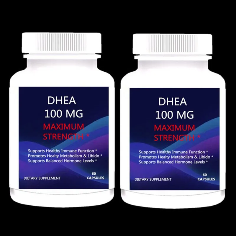 Чистый дхеа(100 мг Максимальная сила) для улучшения сбалансированного уровня гормонов для женщин и мужчин-здоровый метаболизм, иммунная функция
