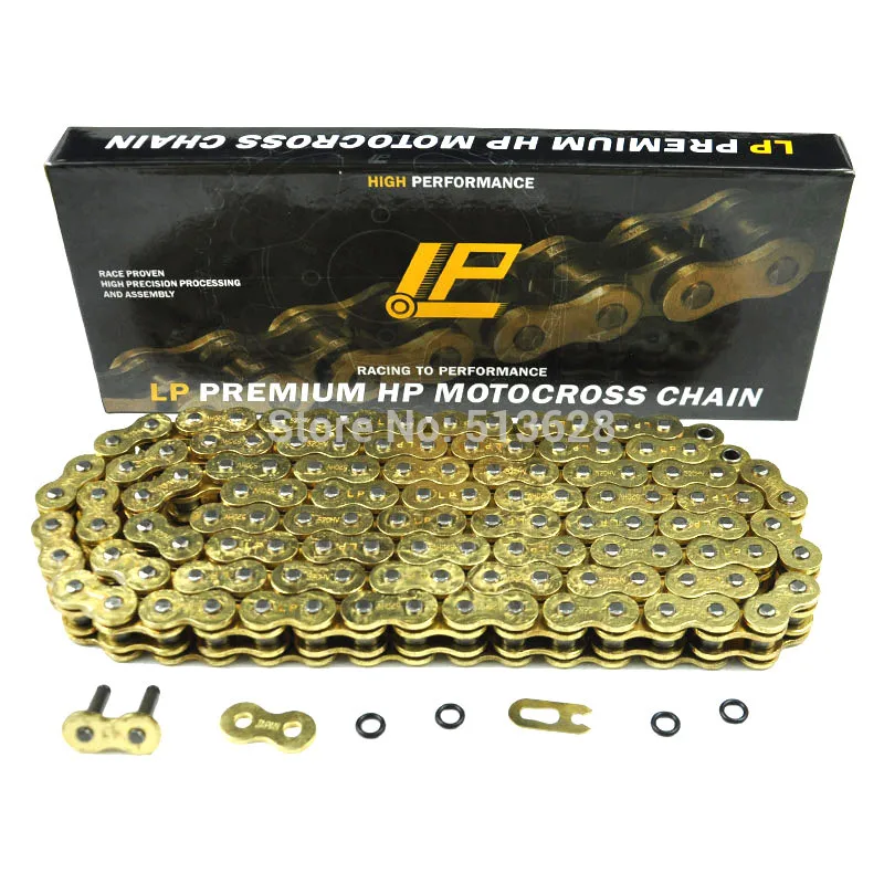 

520 Pitch 122 Link Heavy Duty O-ring Motorcycle Chain for Yamaha TTR 225 230 250 TT 250 350 600 YZ WR 250 400 426 450 F IT175