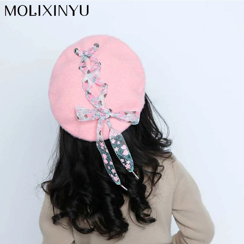 MOLIXINYU Berets For Baby Girl 2018 New Children Beret Hats Kids Girls Fashion Hat Girl Winter
