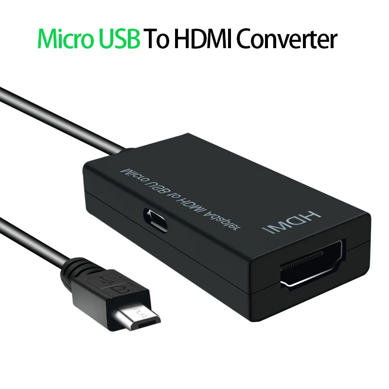 1 шт. микро USB к HDMI HD кабель-адаптер для мужчин и женщин высокая скорость HD ТВ адаптер конвертер кабель аудио кабели для ТВ телефон компьютер