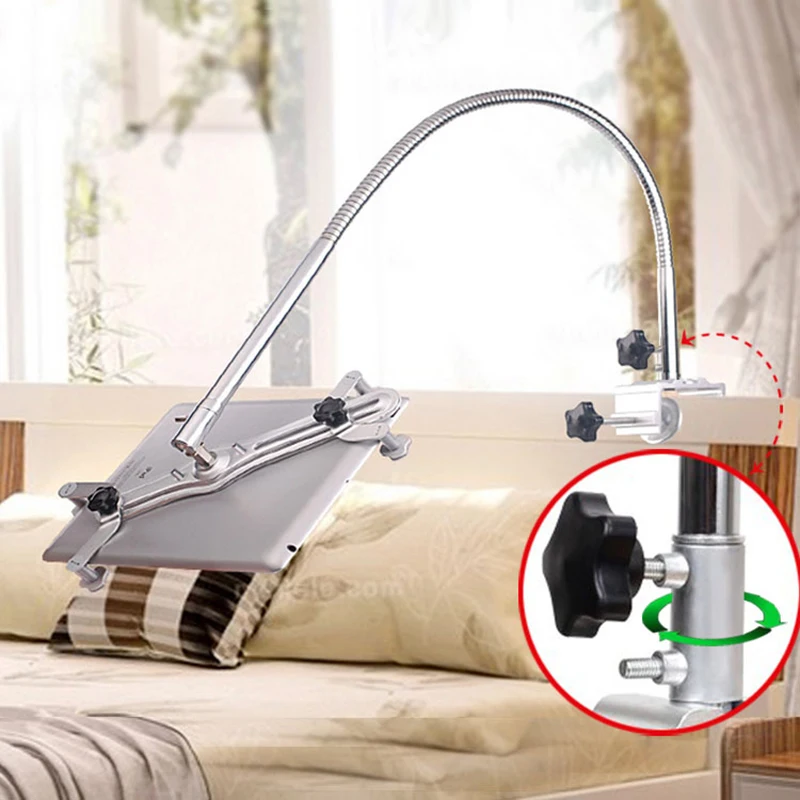 Multifunction 360 Degree Flexible Scalable Arm Tablet Phone Car Stand for Iphone Ipad Lounger Bed D