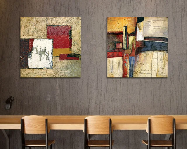 Modern Style Abstract Oil Painting Canvas Painting Home Decor Cafe idea Wall pictures for living room Unframed