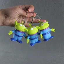 

3pcs Toy Story Aliens Figure Toys Alien Keychain 7CM (Keychain can be remove)