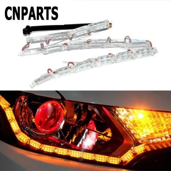 

CNPARTS 2PCS Car DRL Daytime Running Turn Singal LED Lights For Ford Focus 2 3 Fiesta Mondeo Ranger Kuga Seat Leon Ibiza Lexus