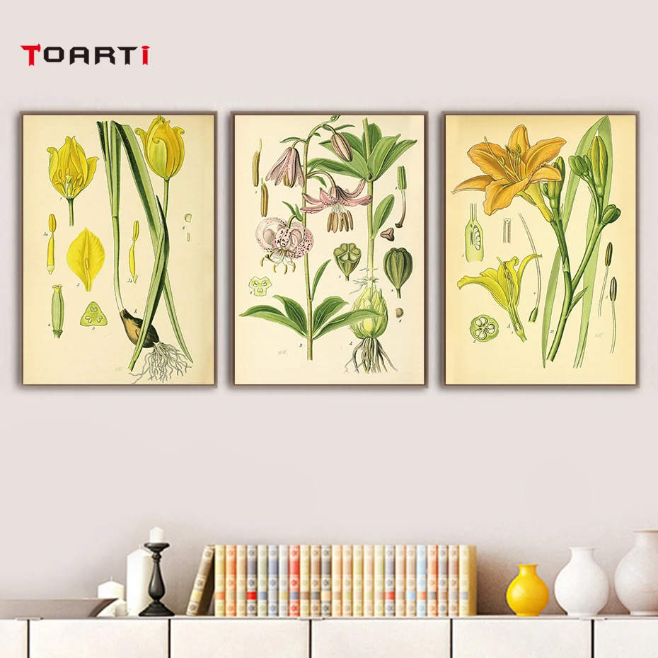 Modern Daffodil Canvas Painting Creative Plant Posters Prints Beautiful Wall Art Pictures For Living Room Home Decor Family Gift (4)