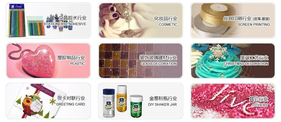 High Quality shape glitter