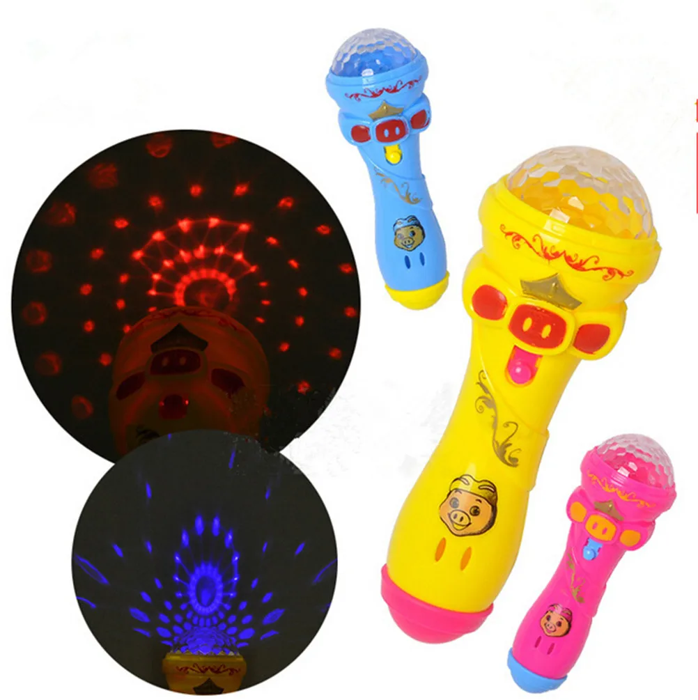 Hot Kids Luminous Toys Creative Microphone Singing Funny Gift Music Toy