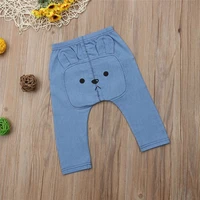 Cute Baby Pants Fashion Baby Boys Girls Denim Pants Animal Print Long Trousers Bottoms Kids Trousers Children Pant Baby Leggings 4