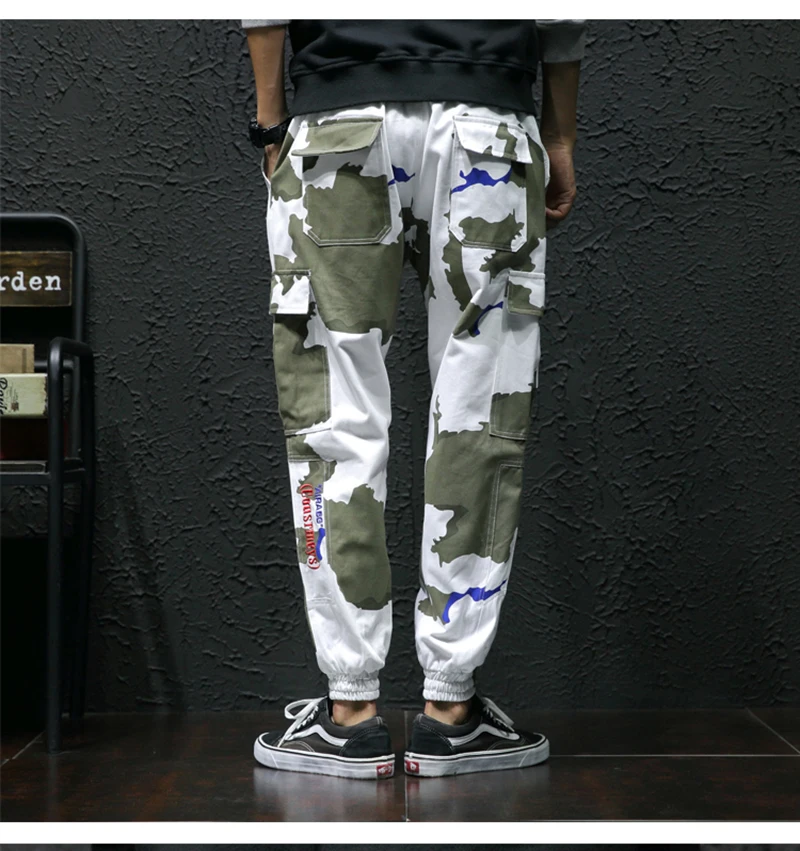  High Street Trousers Men Streetwear Pantalon Hombre Fashion   (12)