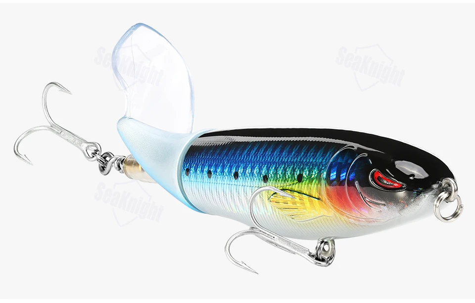 SeaKnight SK050 Whopper Plopper 1 шт. 13 г/90 мм 19 г/110 мм 39 г/130 мм веревочная рыболовная приманка вращающийся хвост VMC крючки приманка для ловли окуня