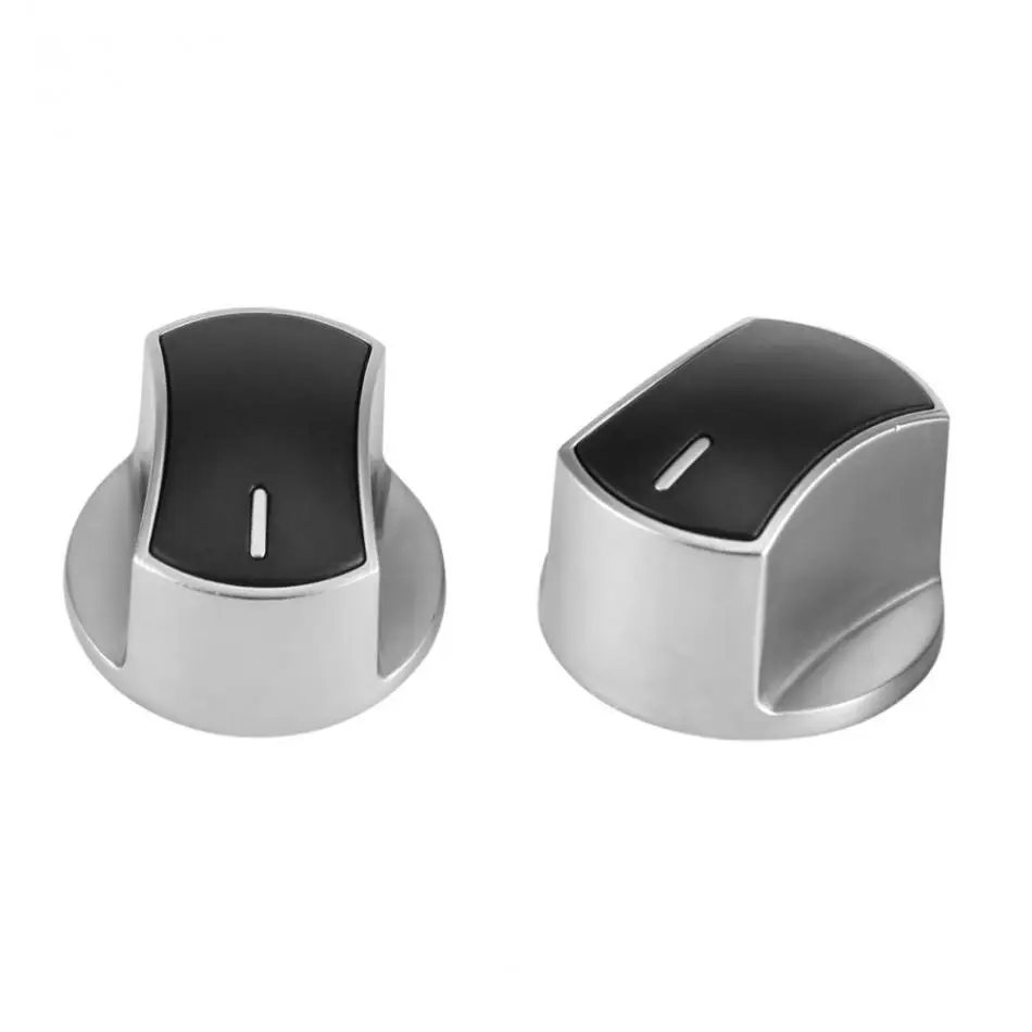 2pcs Universal Gas Stove Cooker Part Control Knobs Replacement Metal