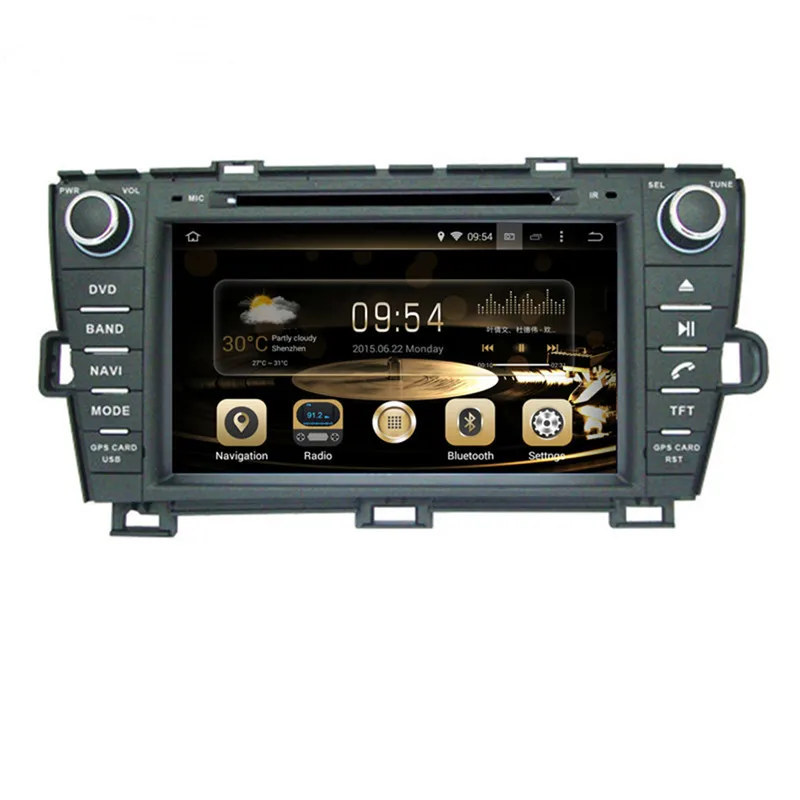 Cheap Ectwodvd Octa Core/Quad Core 4G/2G Android 9.0 Car Multimedia DVD Player for Toyota PRIUS right driving 2009- Radio+GPS 11