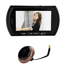 4,3 дюймов дверной звонок видео глаз 1 М пикселей дверная камера PIR датчик движения ИК ночного видения режим не беспокоить дверной глазок Камера просмотра