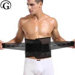 Slimming Waist Trainer Girdle Sweat Band Men Back Corrector Tummy Trimmer Abdominal Belt Double Compression Control 0365