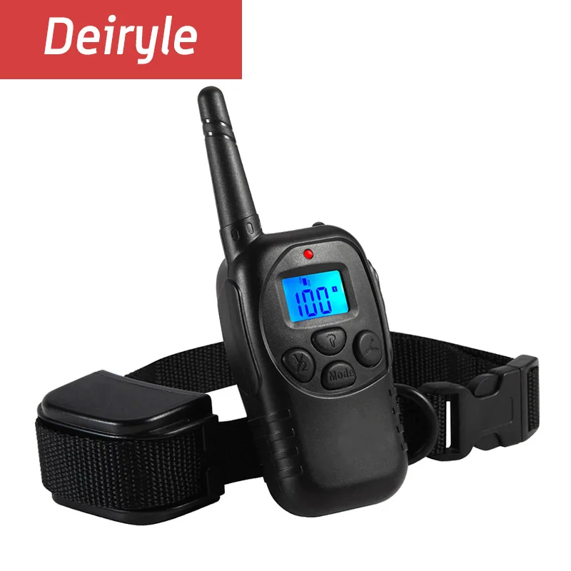 DEIRYLE Waterproof Puppy Training Dog Training Collars with Remote 300m