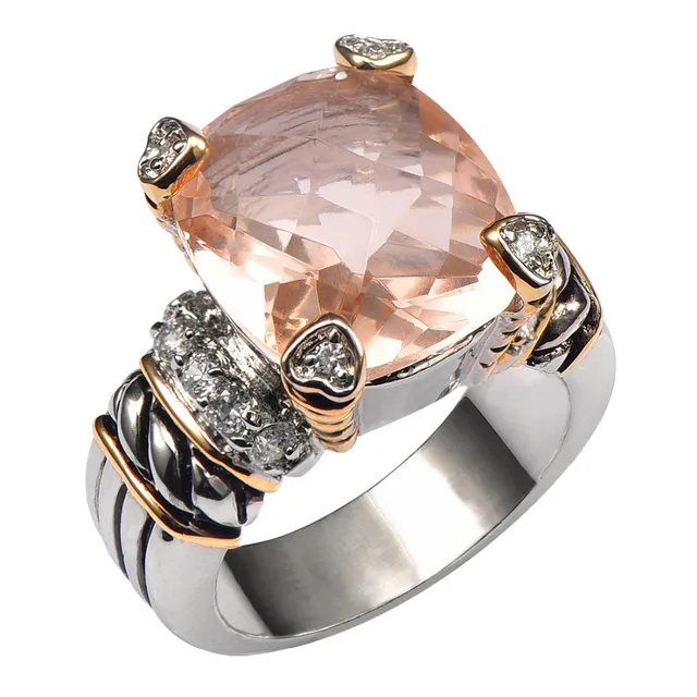 Hot Sale Morganite 925 Sterling Silver High Quantity Ring For Men and Women Size Hot Sale Morganite 925 Sterling Silver High Quantity Ring For Men and Women Size