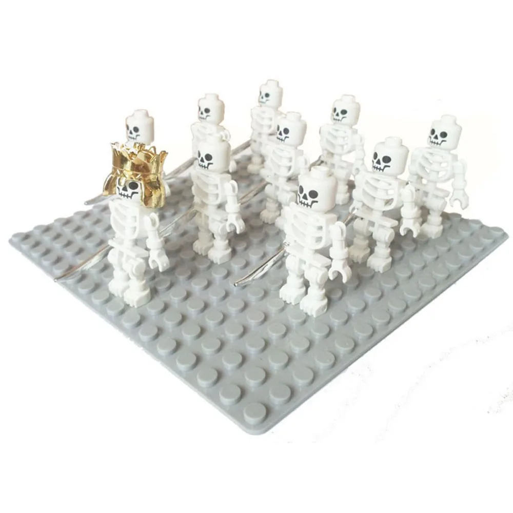 

10pcs Phantom Ninja Skeleton (Straight Arms) Pirate figure Castle Knights Building Block