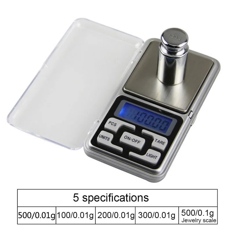 Вес для кухни мини Цифровые весы 100/200/300/500 г 0 01/0 1 Высокая точность подсветка