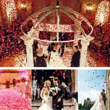 1000 шт шелковые лепестки роз для романтических свадебных украшения для праздничного стола