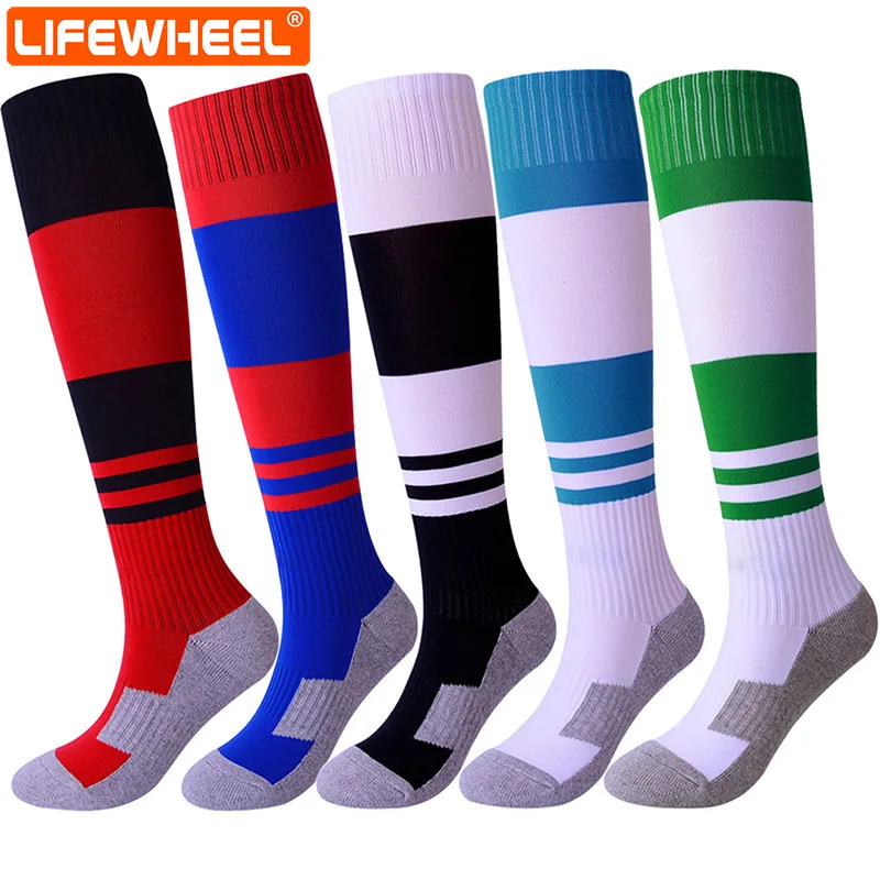 

LifeWheel Youth Student Boys Socks Football Ski Hiking Terry Socks for Trekking Outdoor Athletic Sports 8-13 Years