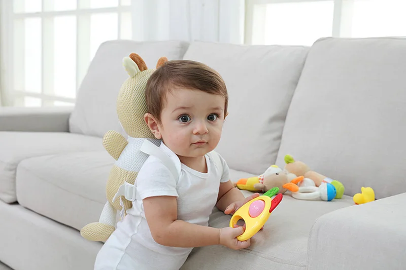 Almofada de Proteção de Cabeça do Bebê Almofada de Encosto de Cabeça da Criança Grande Travesseiro Bebê Pescoço Bonito Asas Enfermagem Gota Resistência Almofada 9 Grande almofada de proteção de cabeça do