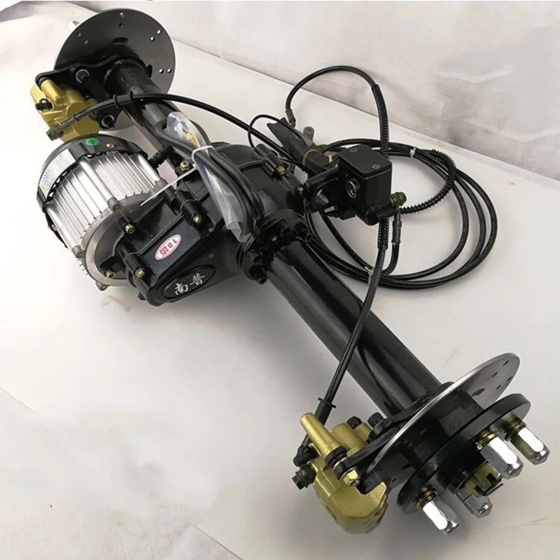 Brushless Differential Engine Electric 60V 1000W Tricycle Rear Axle Differential Axle Motor Kit Electric Bicycle Accessories