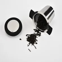 Чайное ситечко Meijuenr из нержавеющей стали, чайная посуда, фильтр с двойной ручкой, пояс, Крышка чайника, украшение для дома и отеля