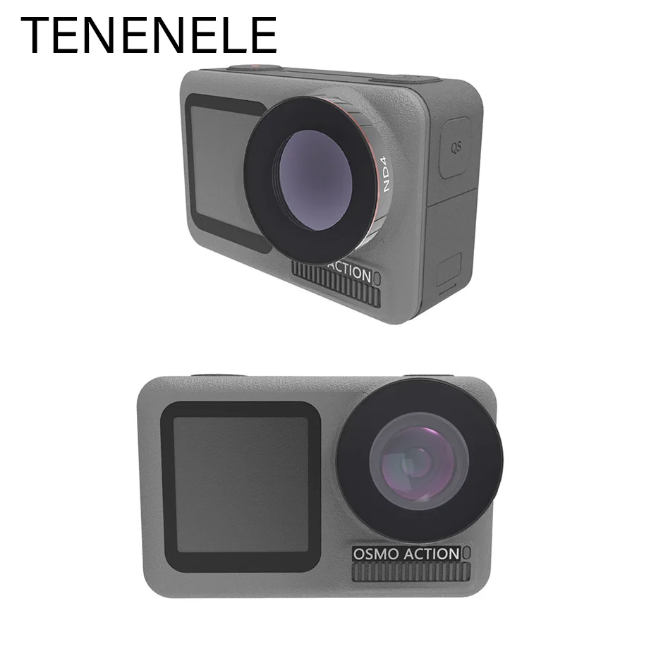 TENENELE для OSMO экшн Камера фильтр UV CPL ND1000 ND4/8/16/32-PL набор фильтров для камеры DJI Osmo экшн оптический Стекло Аксессуары для объективов