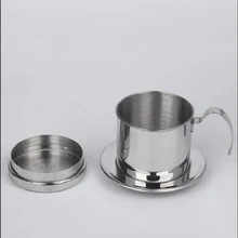 Один нержавеющая сталь Кофе чайник капельный кофе машина фильтр пивоварения мельница шлифовальные станки итальянский Мока горшок