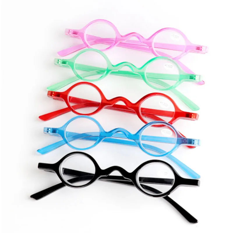 Мужские и женские ретро маленькие круглые рамки для чтения, очки для чтения, очки для дальнозоркости, очки с полной оправой R134